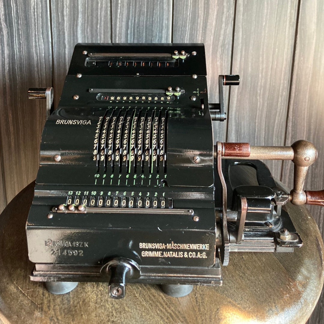 Antique Mechanical Calculator Brunsviga 13 ZK