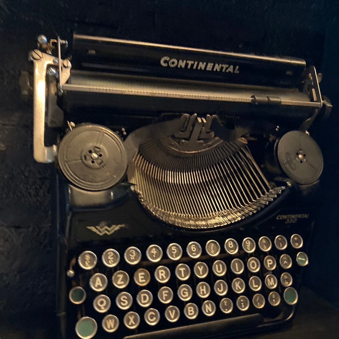 Antique Continental 350 Portable Typewriter