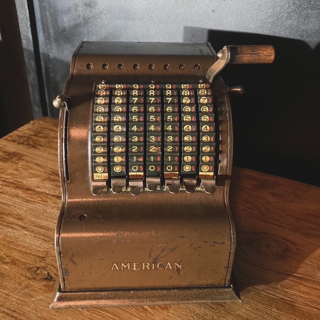 Antique American Adding Machine American Can Co Chicago ILL Pat.date 1912