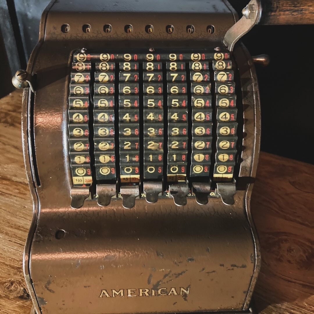 Antique American Adding Machine American Can Co Chicago ILL Pat.date 1912