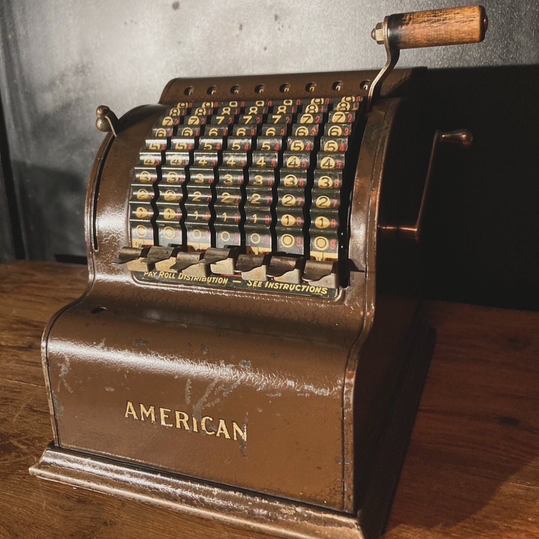 Antique American Adding Machine American Can Co Chicago ILL Pat.date 1912