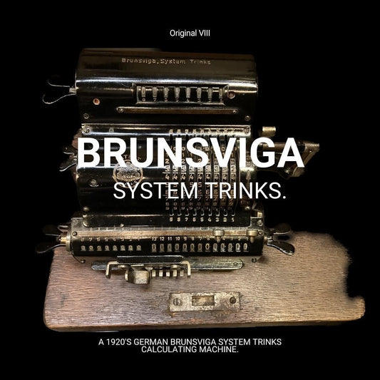 A 1920'S GERMAN Brunsviga System Trinks CALCULATING MACHINE.