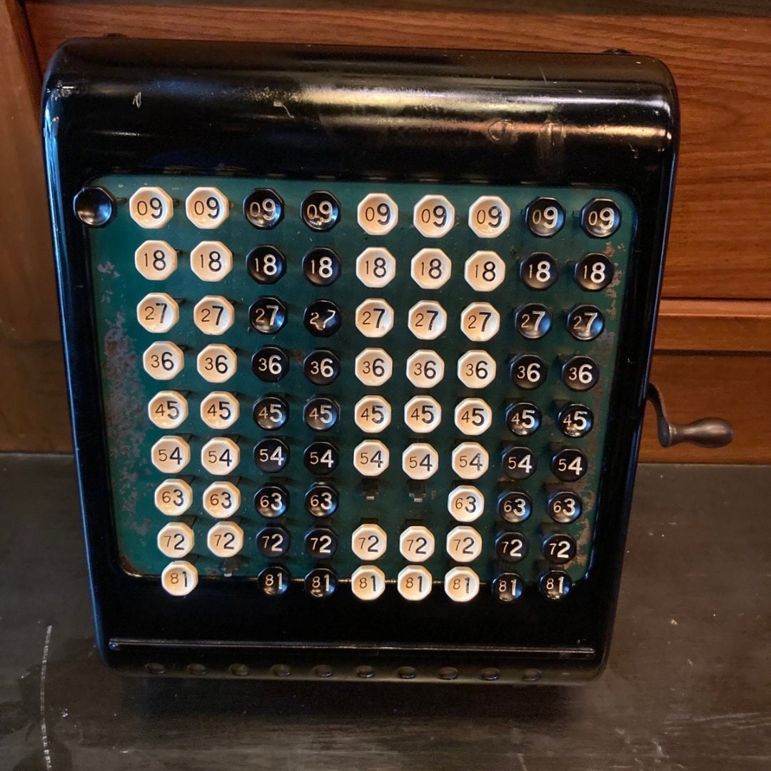 Antique Burroughs Adding Machine/Calculator Model 5