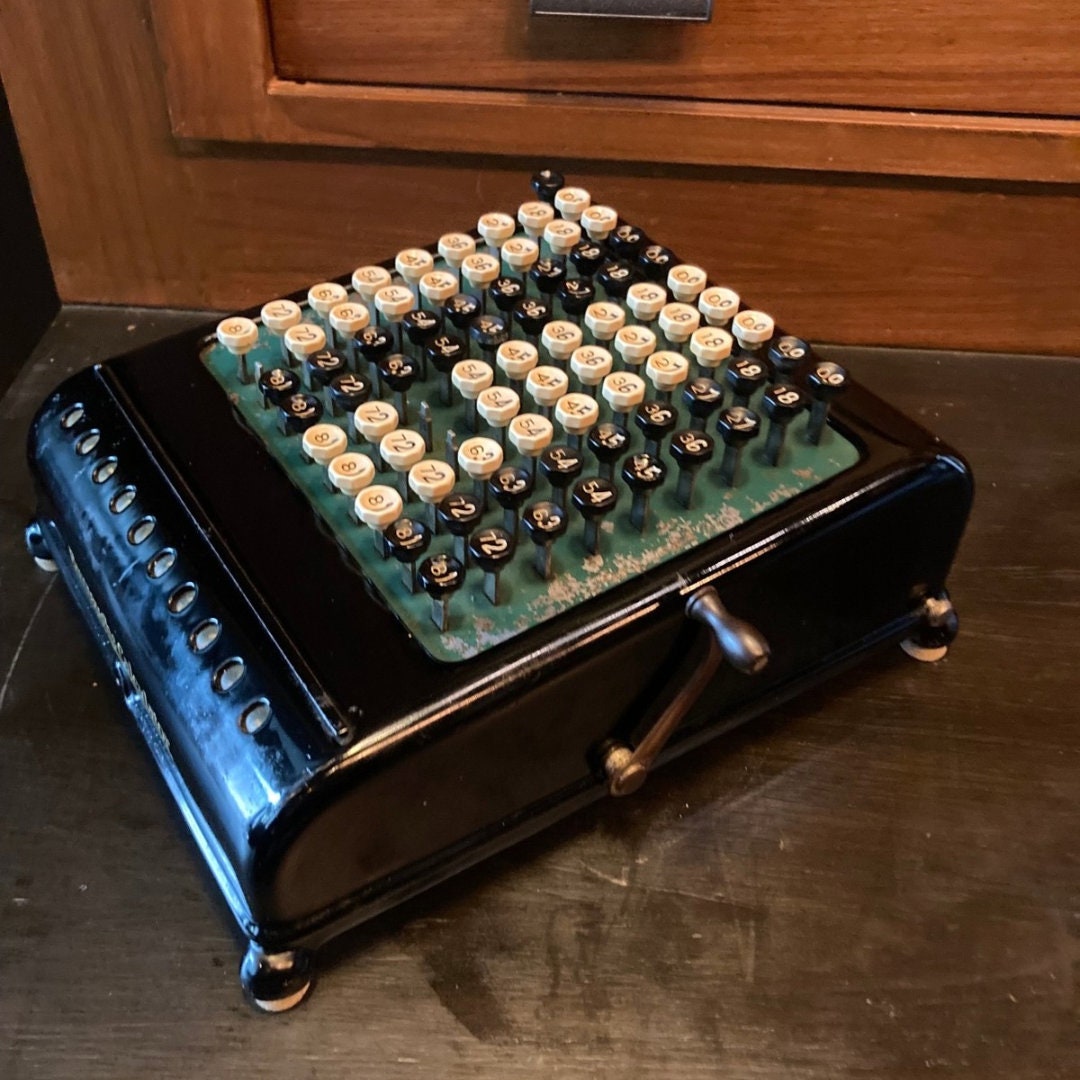 Antique Burroughs Adding Machine/Calculator Model 5