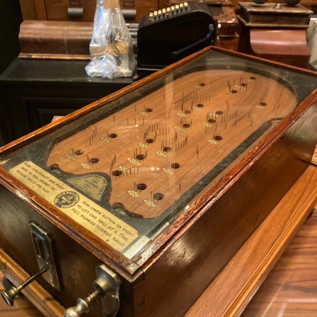 Antique Rare Item Pin Table machine for Collectible