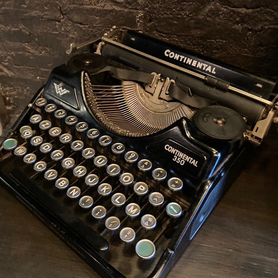 Antique Continental 350 Portable Typewriter