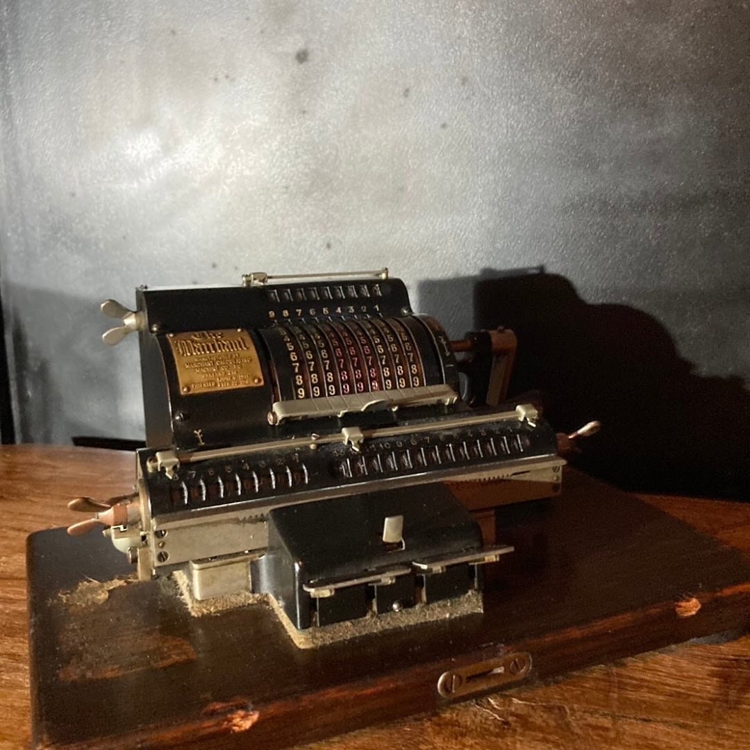 Antique 1916 Marchant Adding Calculating Machine