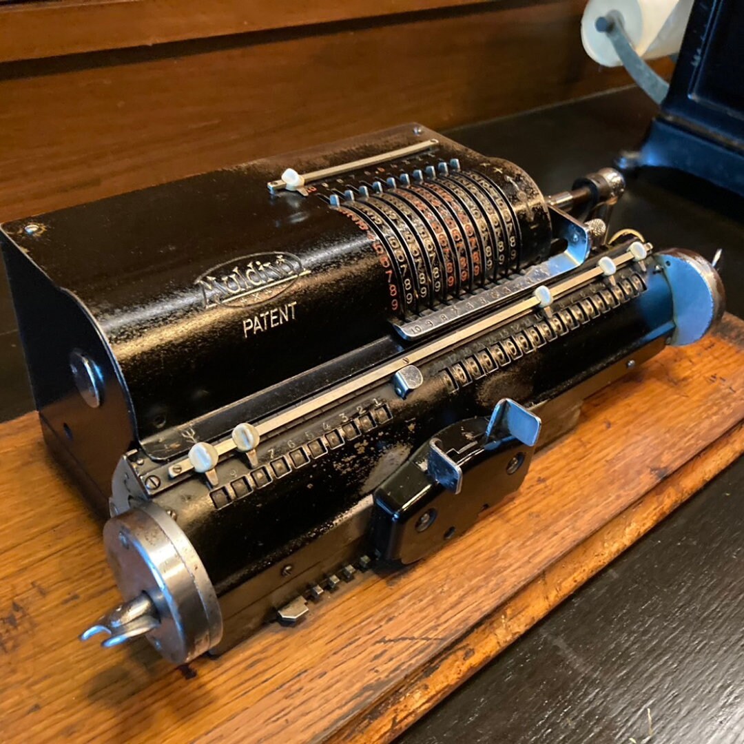 Antique "Muldivo" Mechanical Calculator or Adding Machine.