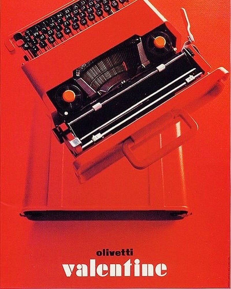 Olivetti Valentine typewriter Italy 1969